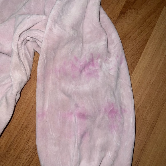 Vintage Nike Air Jordan Women's Velour Tracksuit. Pink/Brown. - Picture 2 of 12